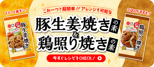 豚の生姜焼きの素＆鶏照り焼きの素